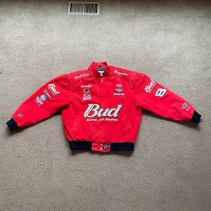 Chase Authentics NASCAR Dale Earnhardt Jr Jacket #8 Red Budweiser